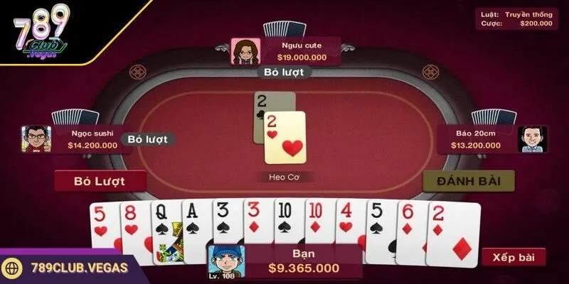 Sảnh game bài 789Club cung cấp nhiều lựa chọn giải trí
