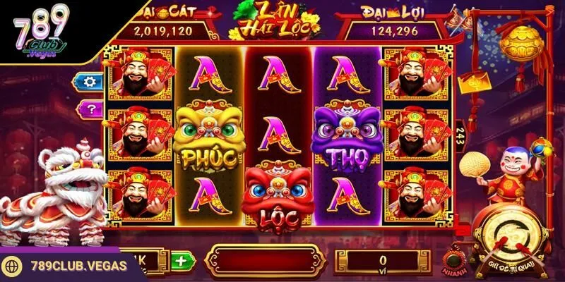 Lân hái lộc - Slot game 789Club đậm chất văn hóa phương Đông